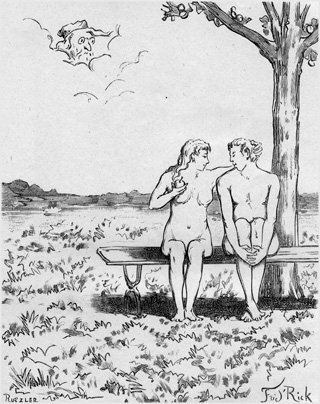 16. Désobéissance d’Adam et d’Eve.