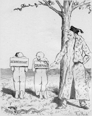 19. Dieu reproche à Adam et Ève leur péché.