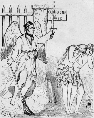 20. Adam et Eve chassés du paradis terrestre.